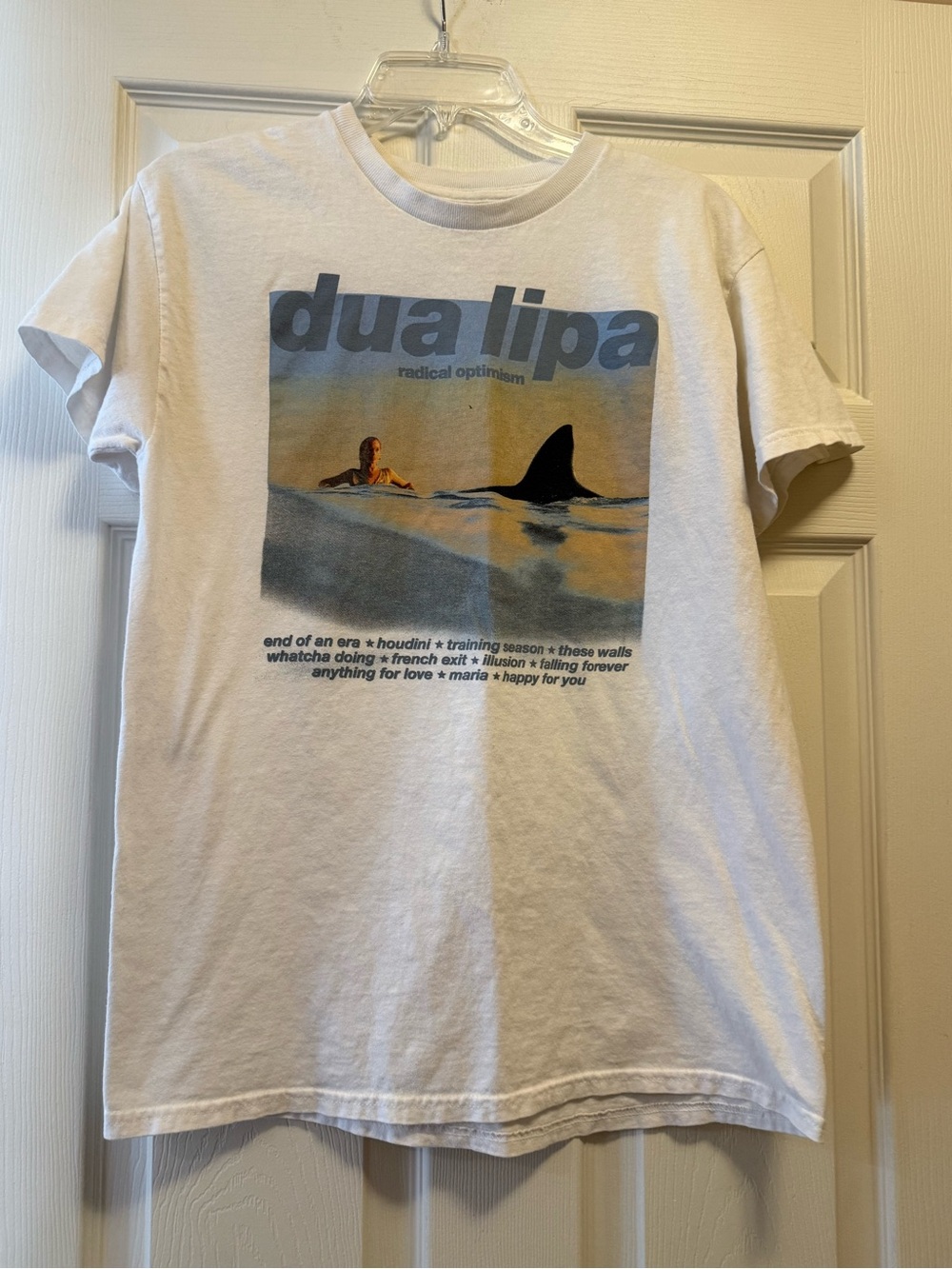 White Dua Lipa Graphic Tee - unisex Shirt